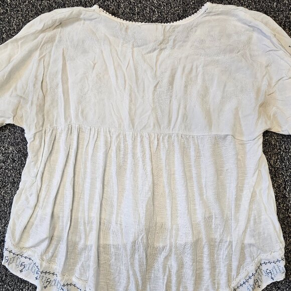 KNOX ROSE Boho Blouse- Sz Large - Picture 5 of 5
